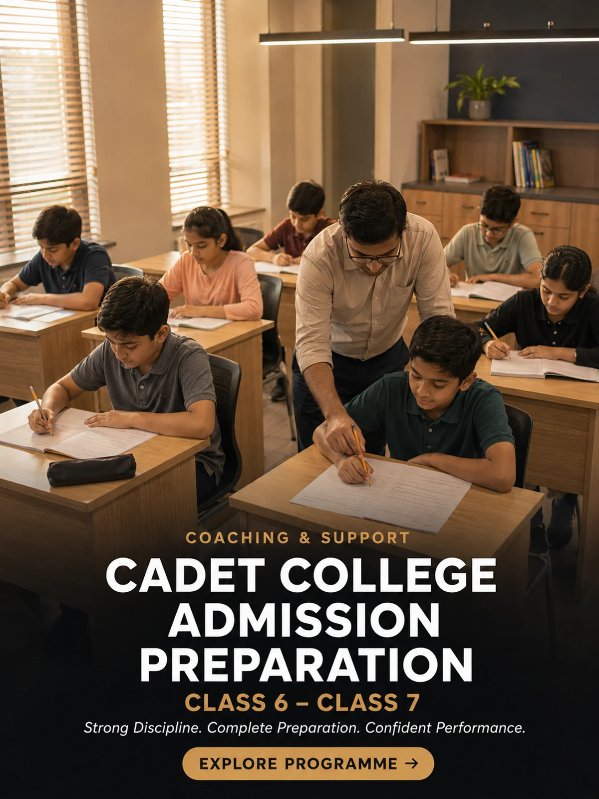 Cadet College Admission Preparation programme